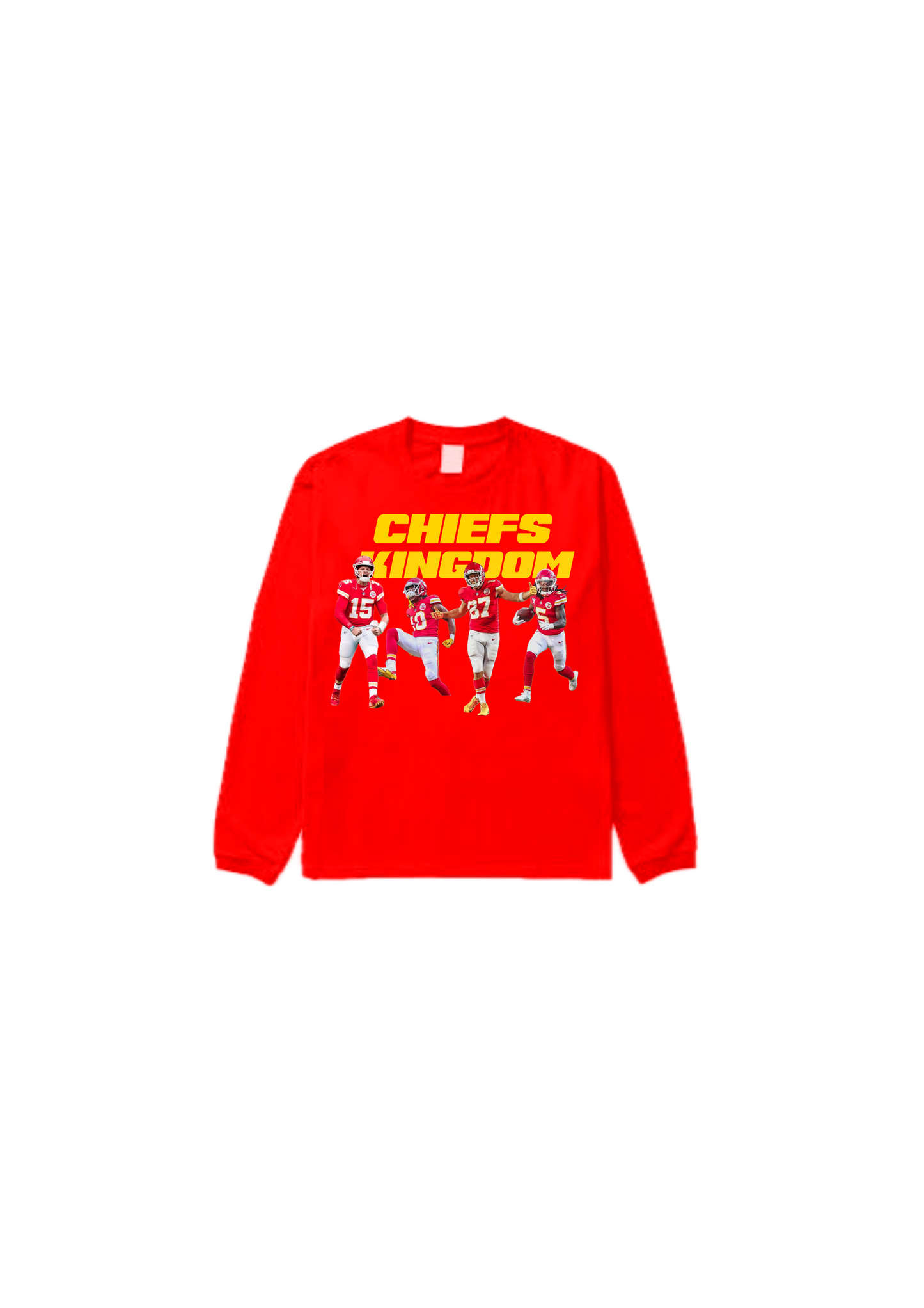 Chiefs kingdom LS tee-red