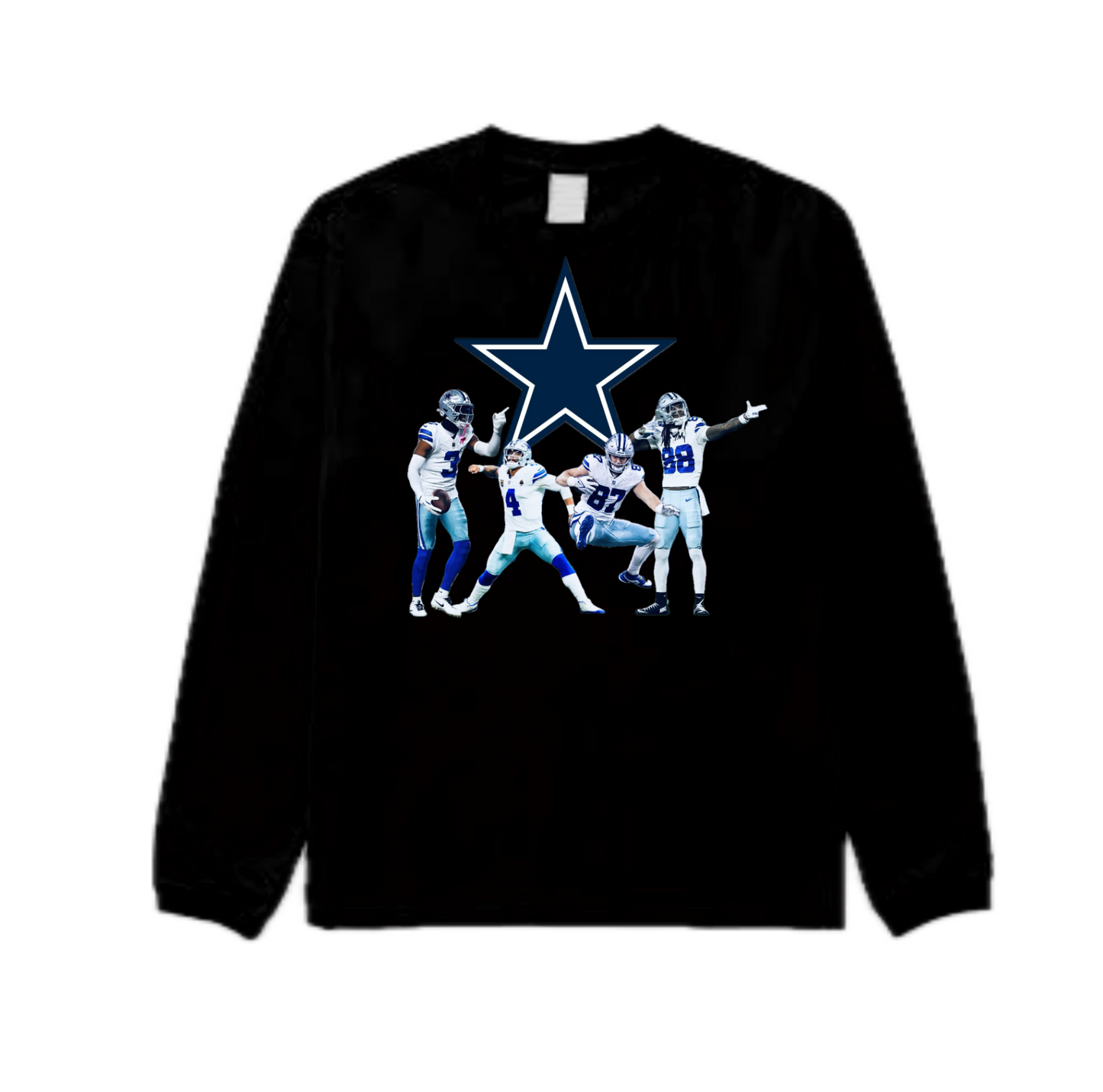 Cowboys LS tee-black