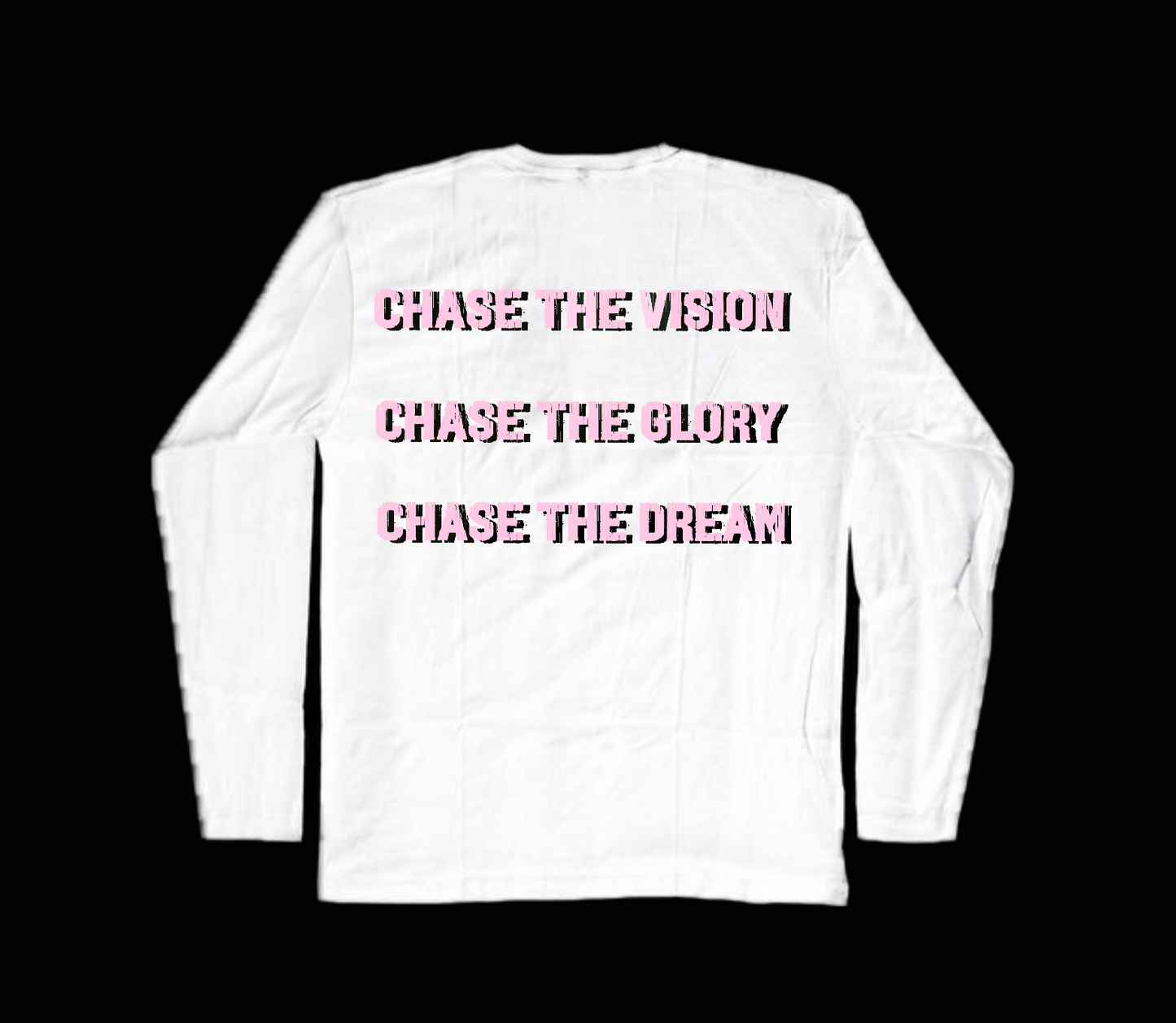 Official JC LS Tee-white/pink