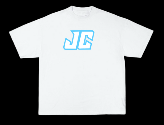 Official JC Tee-white/light blue