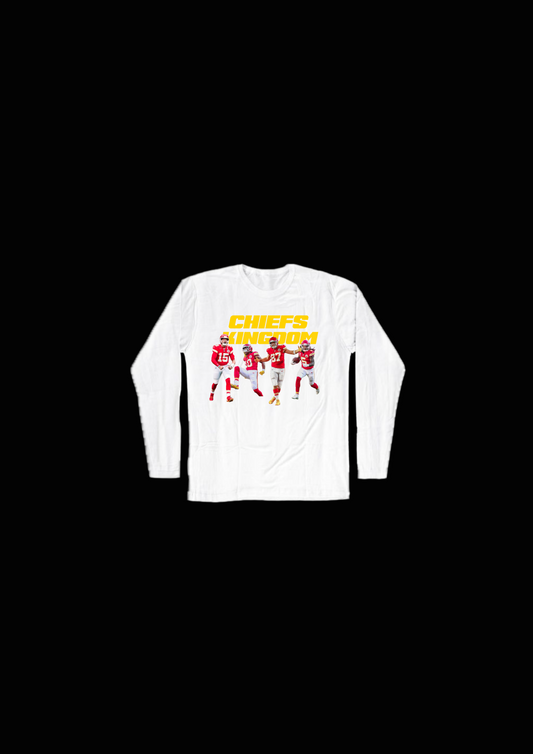 Chiefs kingdom LS tee-white