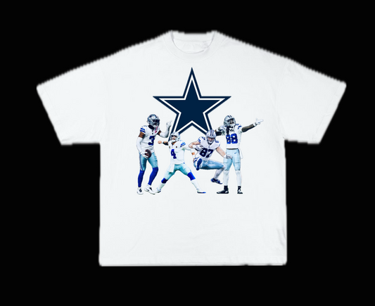 Cowboys shirt-white