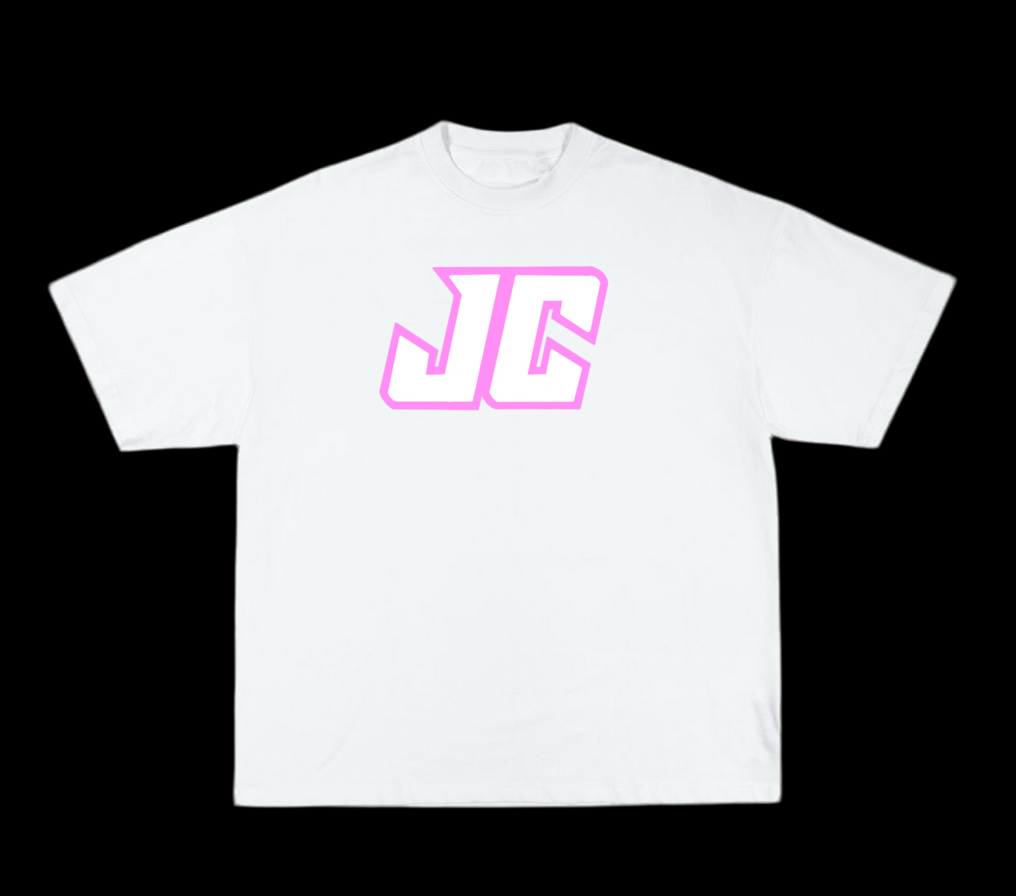 Official JC Tee-white/pink