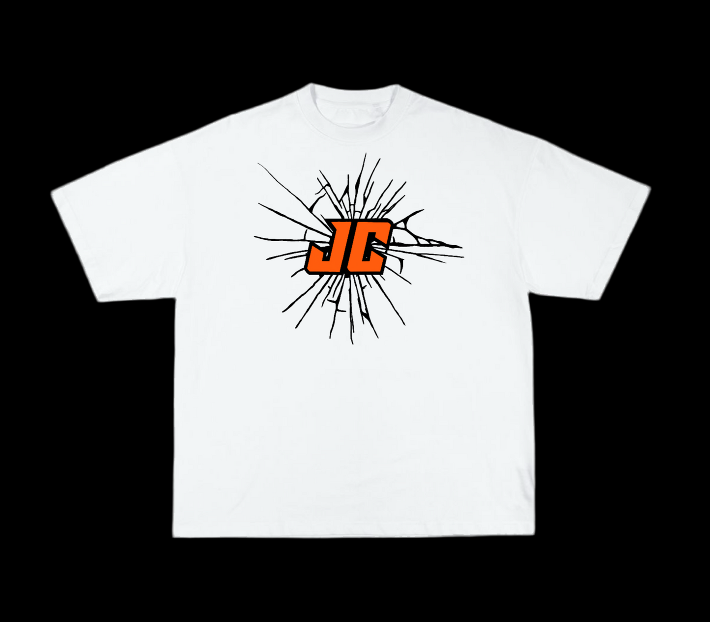 Official JC shattered Tee-white