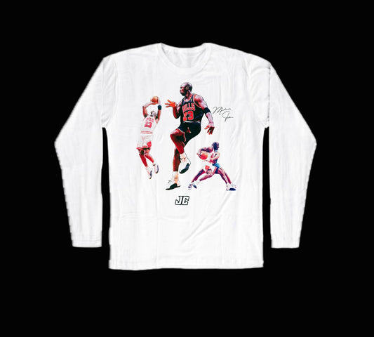 Jordan “Personally” LS tee-white
